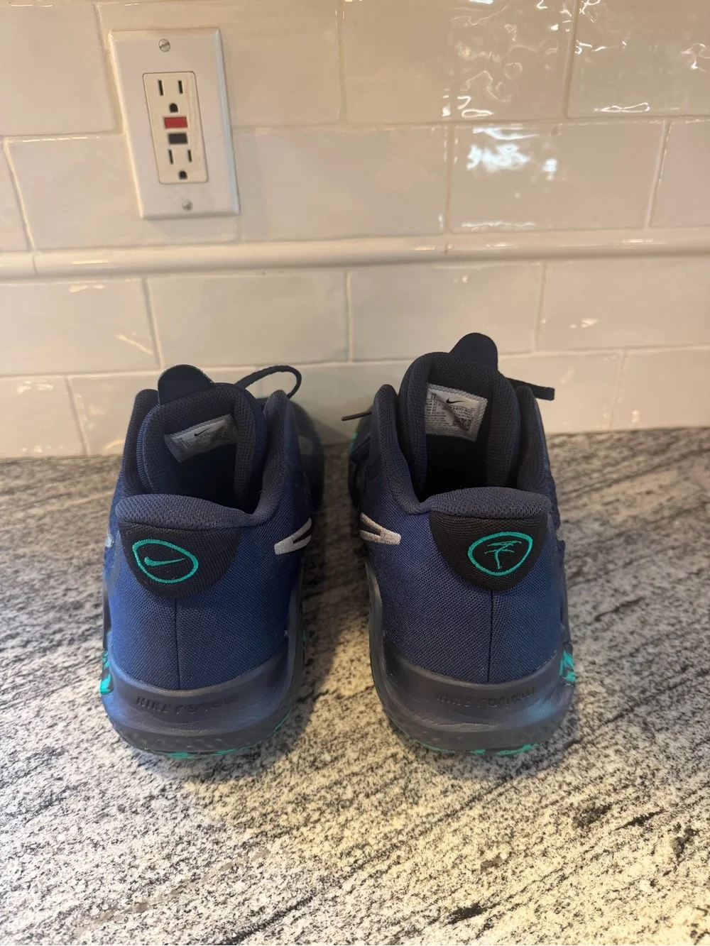 Mens Nike KD Trey 5 X Shoes Obsidian Cool Grey CW3400-400 Size 13